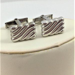STERLING SILVER COLIBRI CUFF LINKS